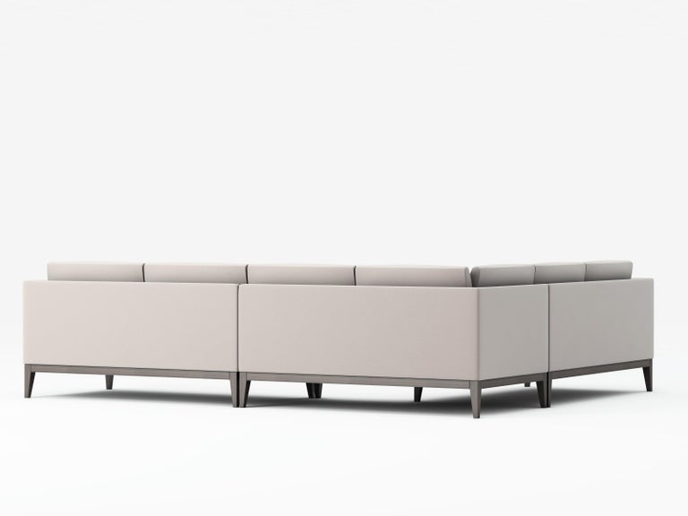 Modern Outdoor Cherkley Sectional by Coco Wolf For Sale