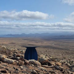 Outdoor Coffee Table - Blue GARDENIA ø60 cm