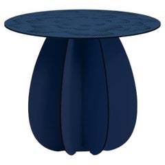Outdoor Coffee Table - Blue GARDENIA ø60 cm