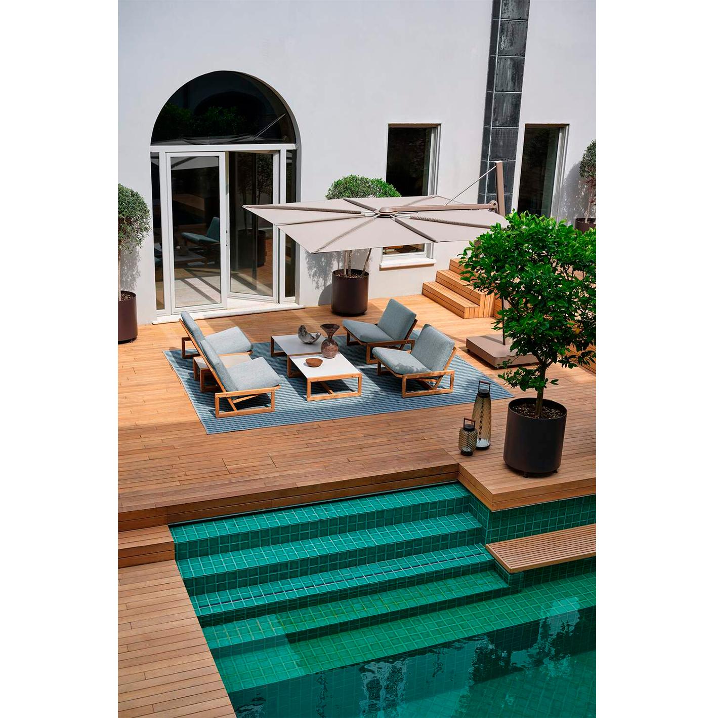 Table basse d'extérieur Tobia Scarpa pour Cassina en vente 3