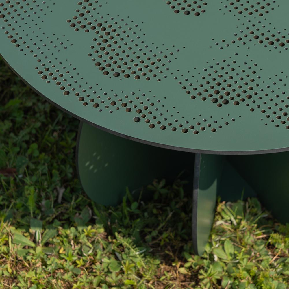 Français Table basse d'extérieur - Greene & Greene ø80 cm en vente