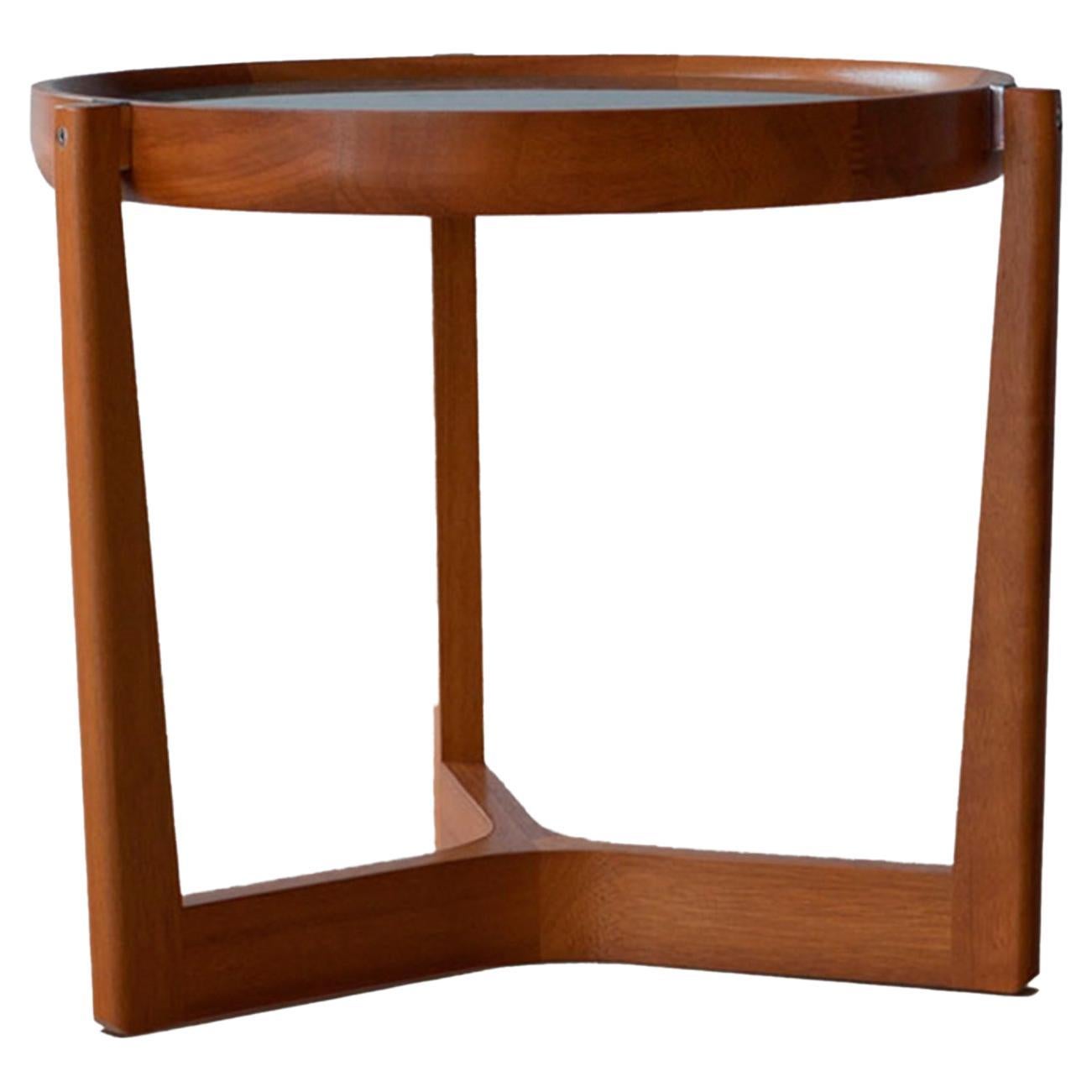 Marble Coffee Table in White Carrara Marble with Glass Top For Sale at