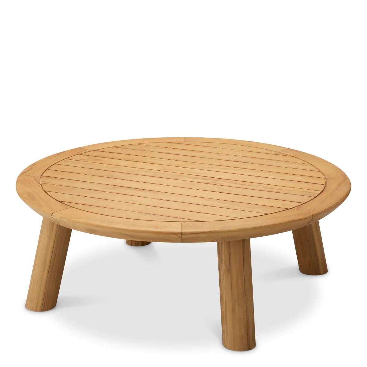 Outdoor Coffee Table – Natural Teak In New Condition For Sale In Saint-Ouen, FR