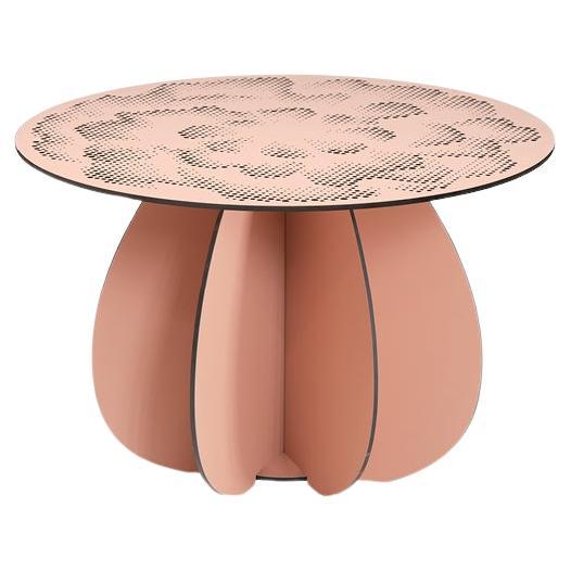 Outdoor Coffee Table - Pink GARDENIA ø55 cm For Sale