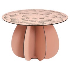 Outdoor Coffee Table - Pink GARDENIA ø55 cm
