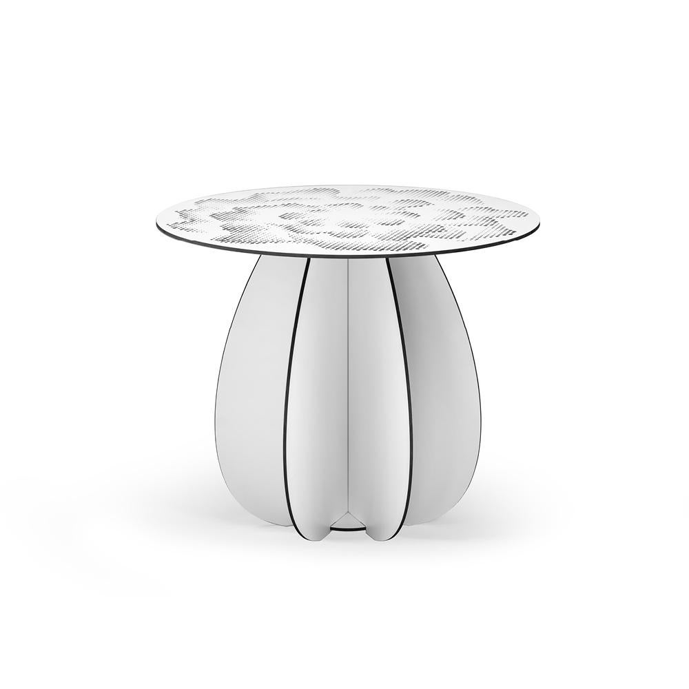 Table basse d'extérieur - White GARDENIA ø60 cm Neuf - En vente à FONTAIN, FR