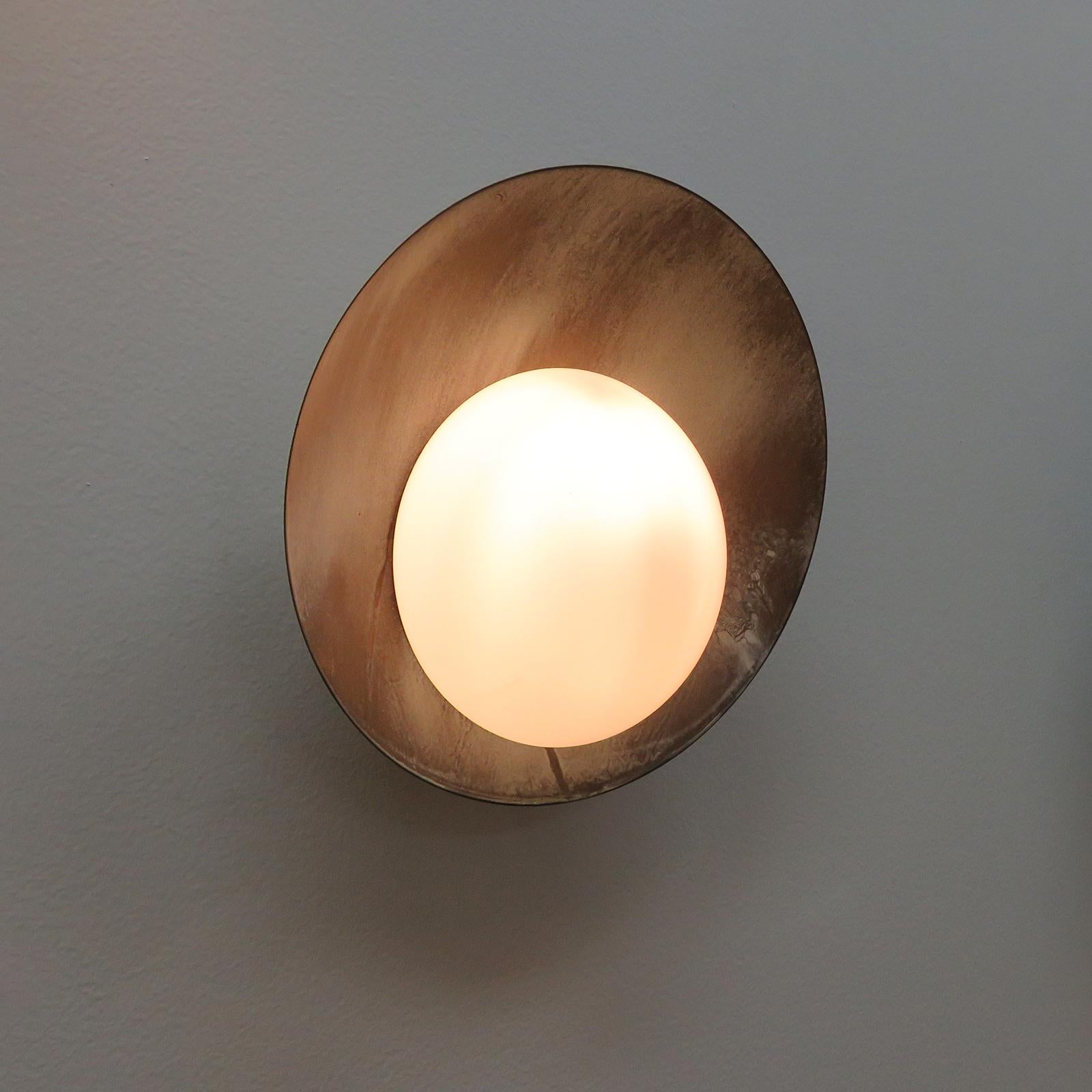 Brass Outdoor Concha Wall Lights by Gallery L7 For Sale