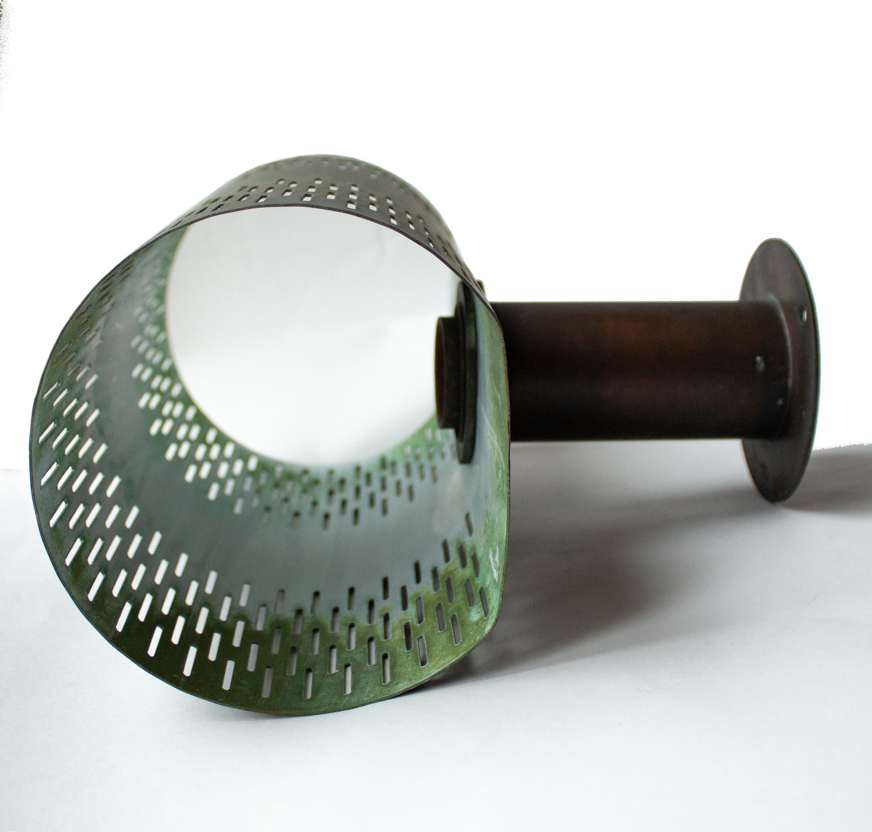 Outdoor Copper Wall Lamp by Hans Bergström, Ateljé Lyktan, 1940/50s Sweden For Sale 3