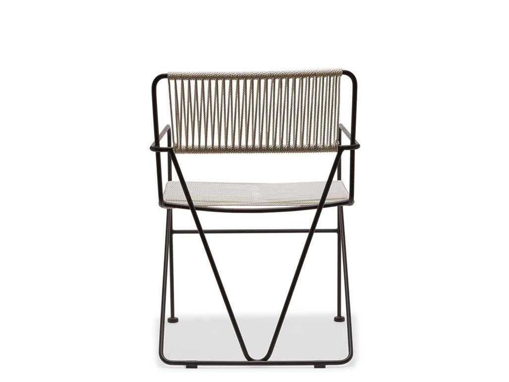 American Outdoor Corded Hinterland Dining Chair by Lawson-Fenning For Sale