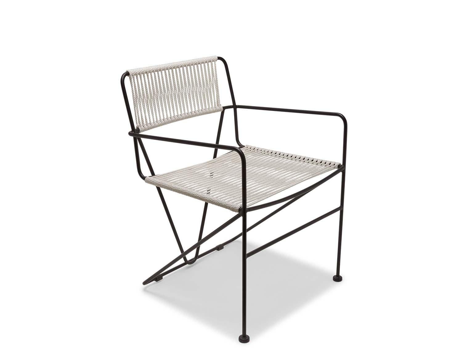 Mid-Century Modern Outdoor Corded Hinterland Dining Chair by Lawson-Fenning