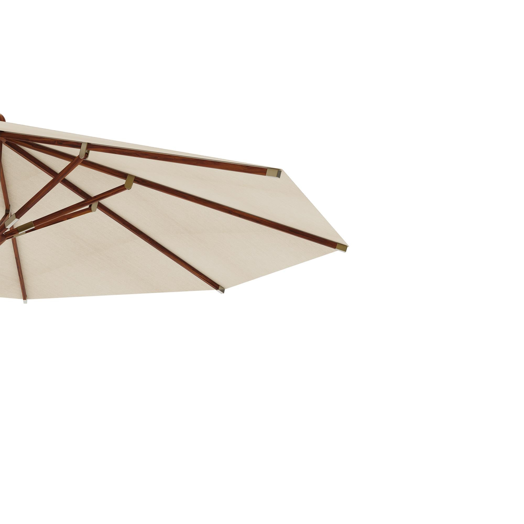 Portoghese Outdoor Corinto Parasol - Stylish Garden Shade with Durable Frame in vendita