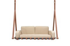 Fable Outdoor Hanging Sofa by Myface - Modern Black Stainless Steel