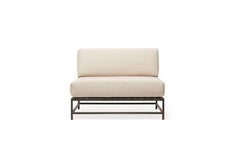 Outdoor Cream and Charcoal Chair