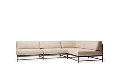 Outdoor Cream and Charcoal Sectional
