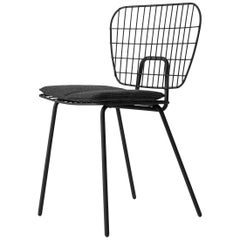Outdoor Dark Grey Cushion, for Studio WM String Dining Chairs
