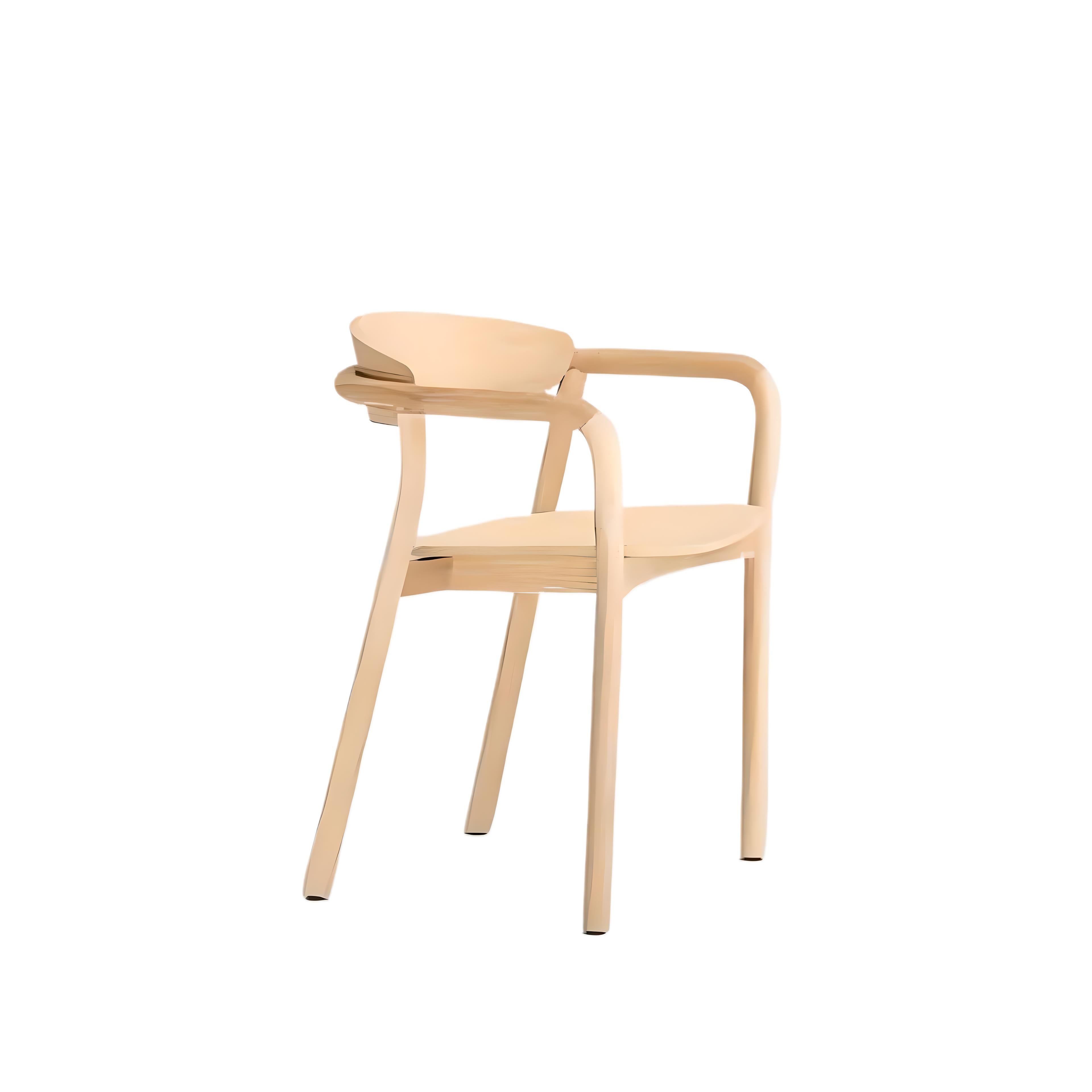 Designer-Stühle für den Außenbereich aus massivem Iroko von Mario Ruiz für Capdell- 6 stapelbar im Angebot 2