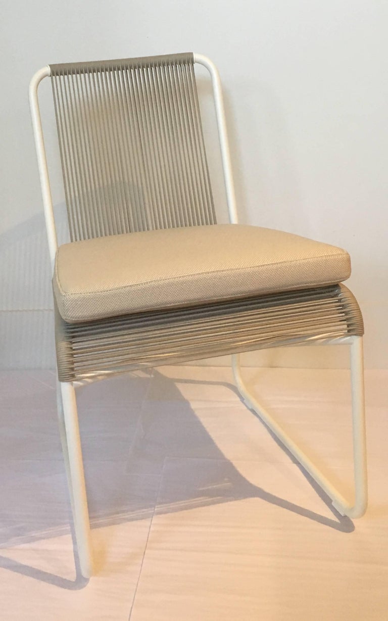 Outdoor Dining Chair by RODA in Milk and Sand Color with ...