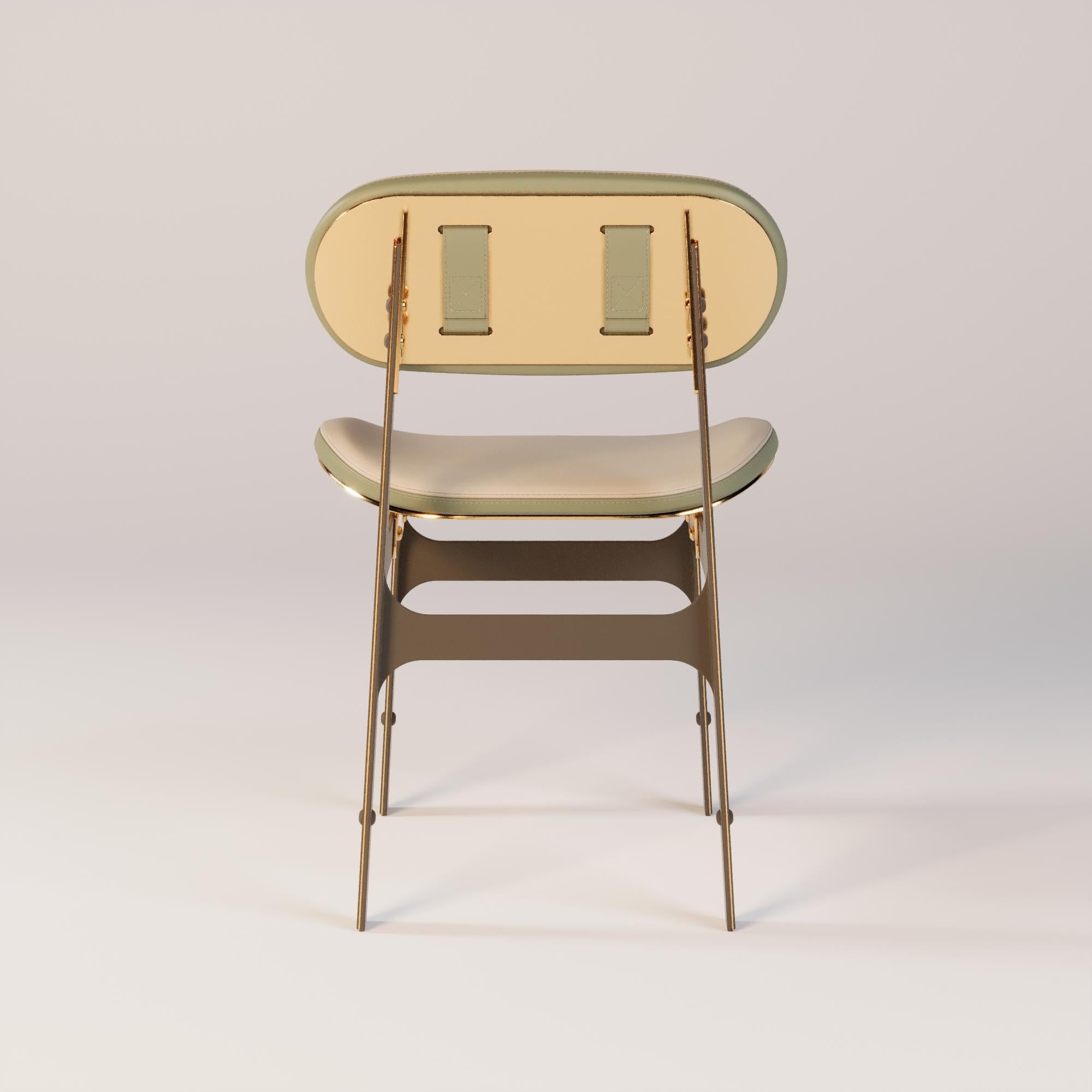 Sedia da pranzo per esterni con pelle e tessuto per esterni In condizioni Nuovo in vendita a Santo Tirso, PT