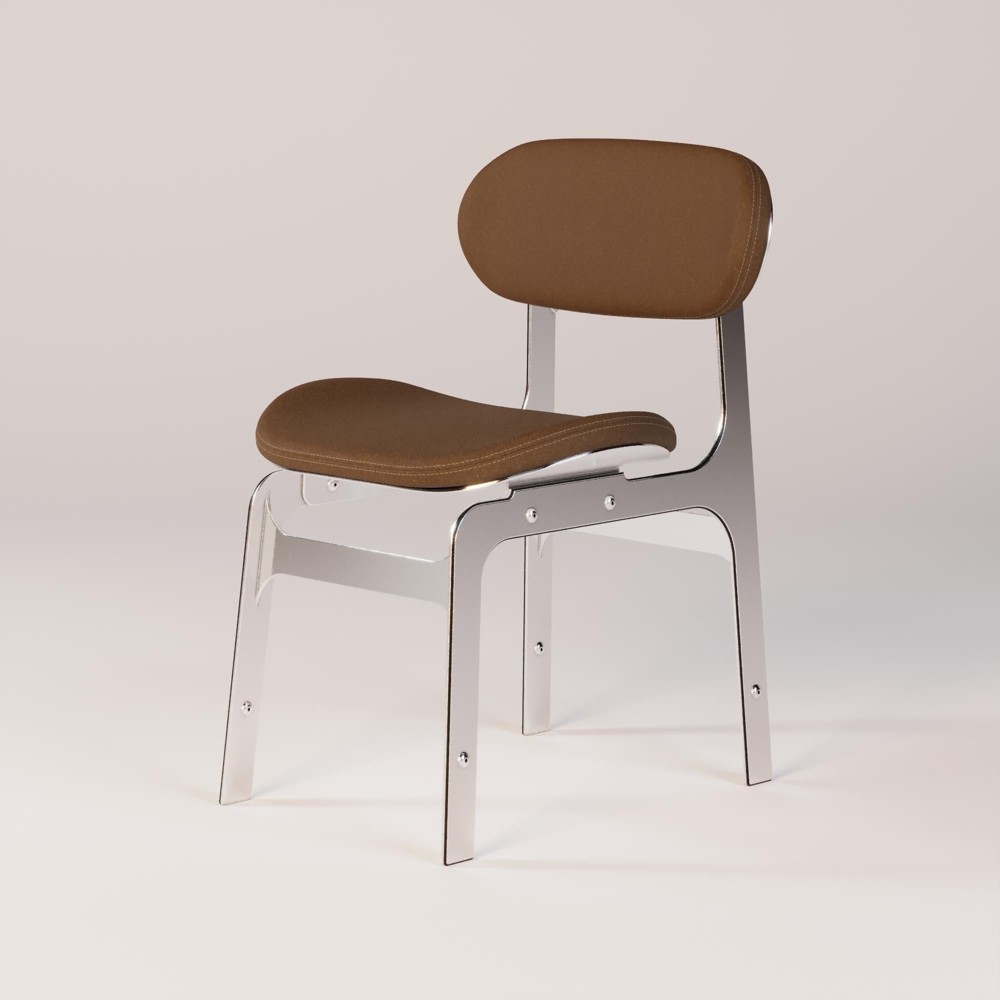 Outdoor-Esszimmerstuhl mit Metallstruktur im Zustand „Neu“ im Angebot in Santo Tirso, PT