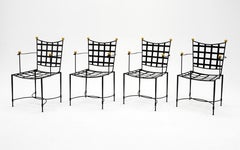Outdoor Dining Table & Four Chairs by Mario Papperzini for John Salterini