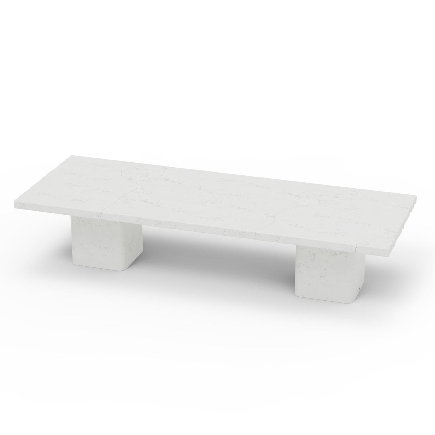 Custom Made Outdoor Slate Dining Table For Sale 1