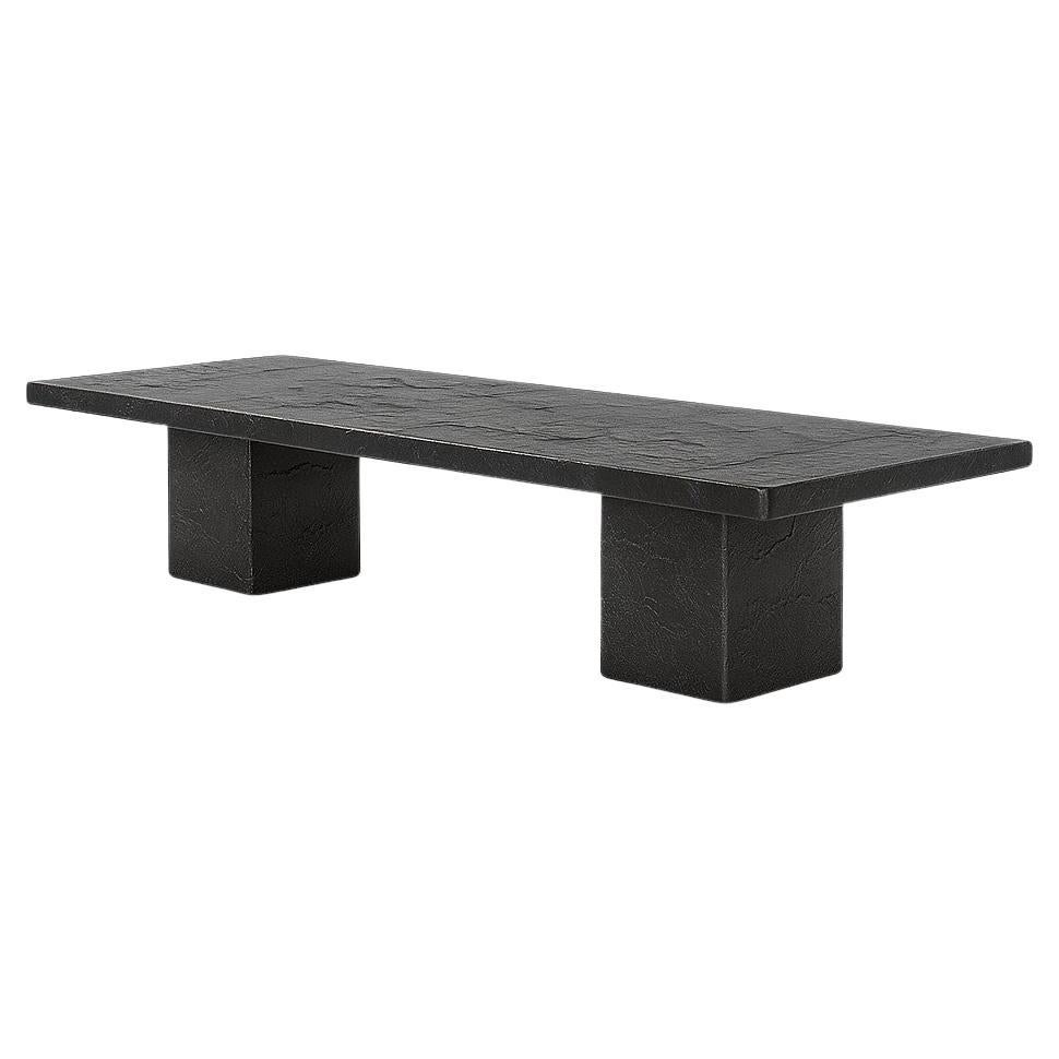 Custom Made Outdoor Slate Dining Table For Sale