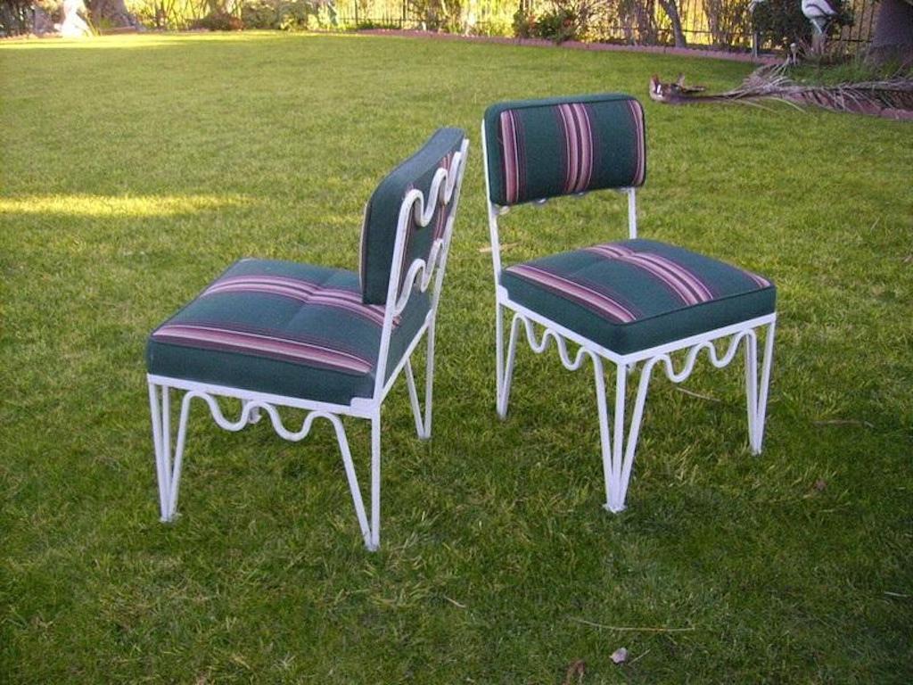 American Undulating 'Méandre Outdoor Dinng/Lounge Patio Set by Walter Lamb  Pacific Iron