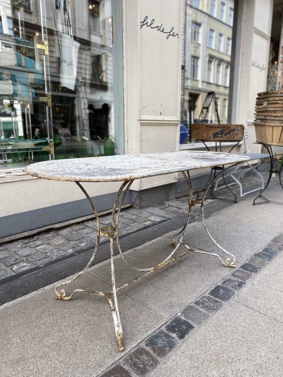 Early 20th Century Outdoor Elliptical Console Table 1900 France