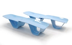 Chaise in fibra di vetro per esterni di Po Shun Leong, scegli il tuo colore, trenta disponibili