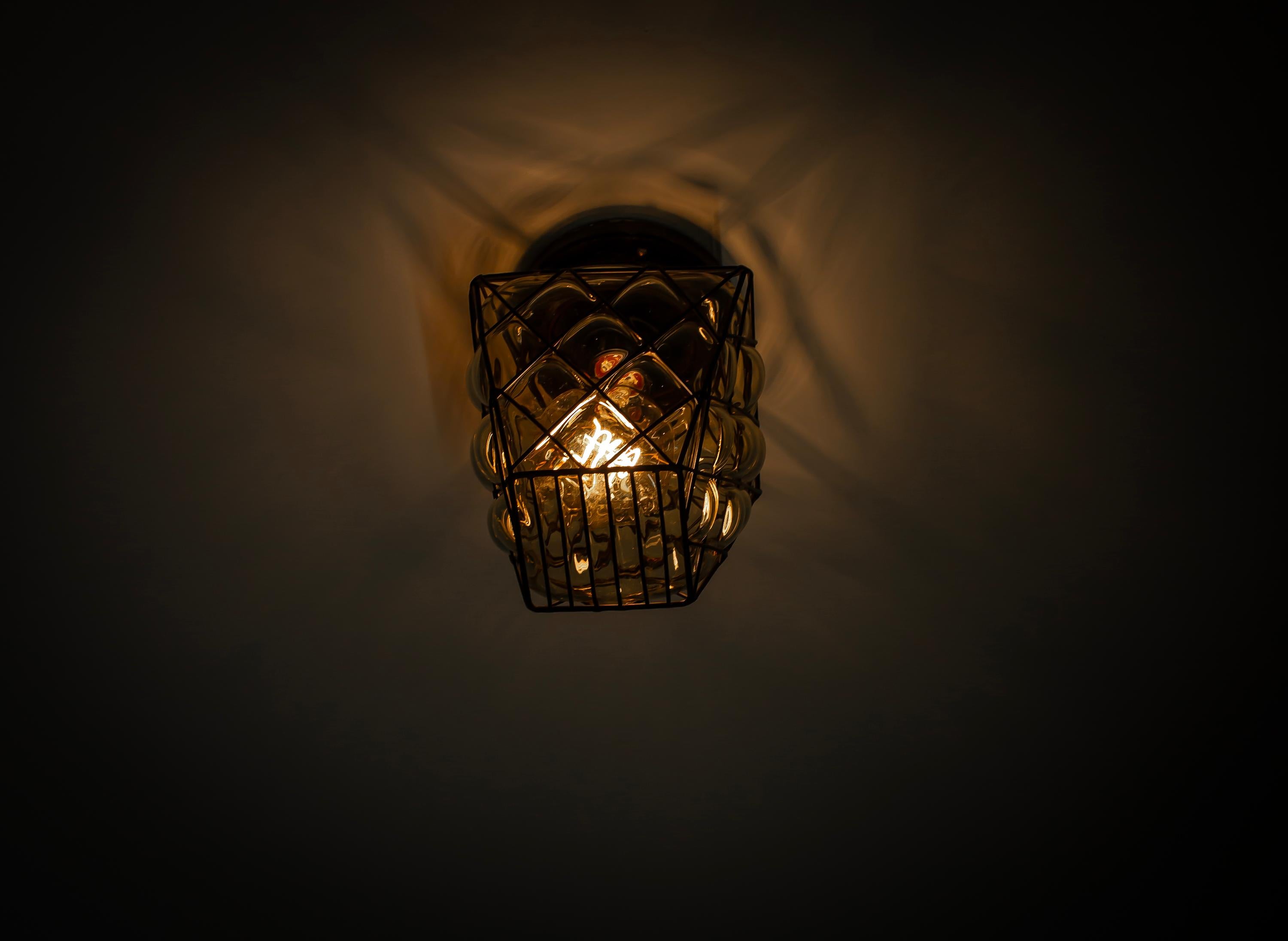 Outdoor Flush Mount Ceiling Light, Norway, 1950s For Sale 2