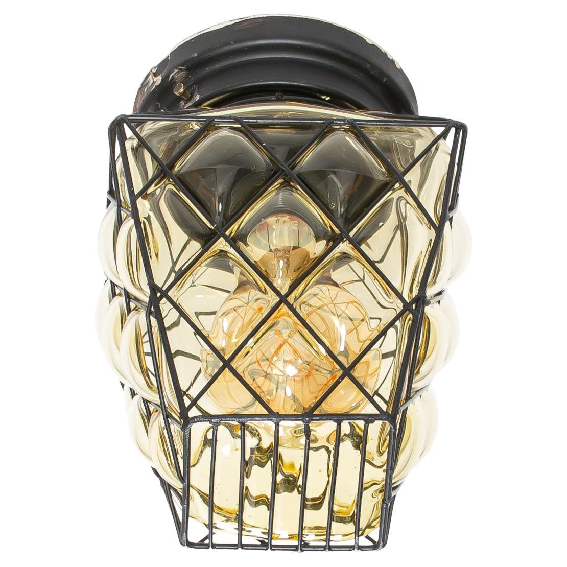 Outdoor Flush Mount Ceiling Light, Norway, 1950s For Sale