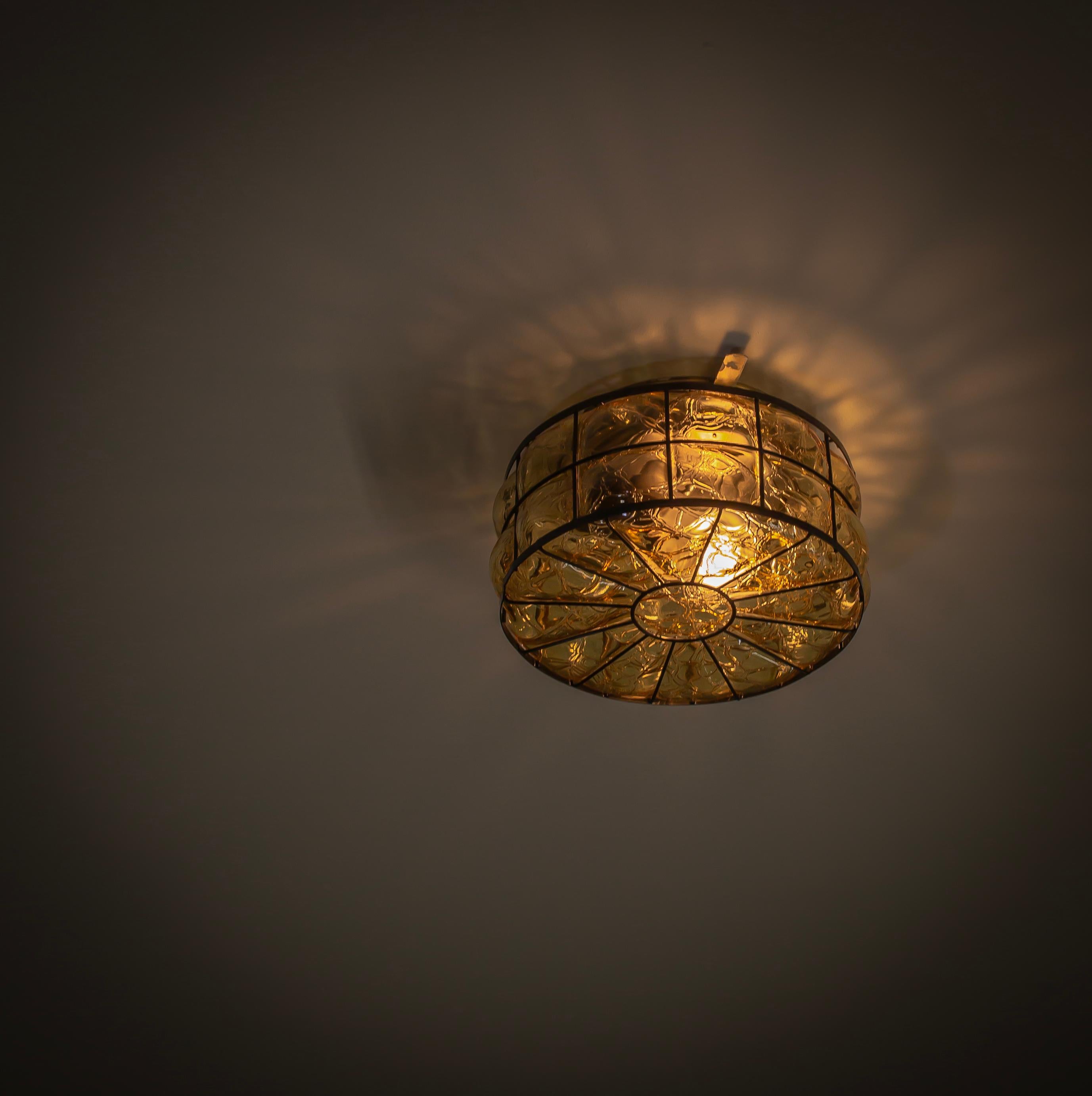 Outdoor Flush Mount Ceiling Light, Norway, 1960s For Sale 2
