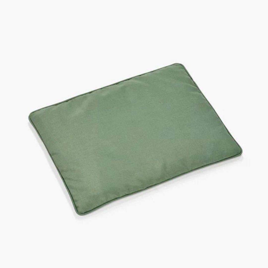 Outdoor Fontainebleau Sofa in Dark Green Steel For Sale 3