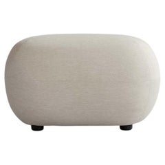 Outdoor Footrest in Warm Ash Sculptural Contemporary Design