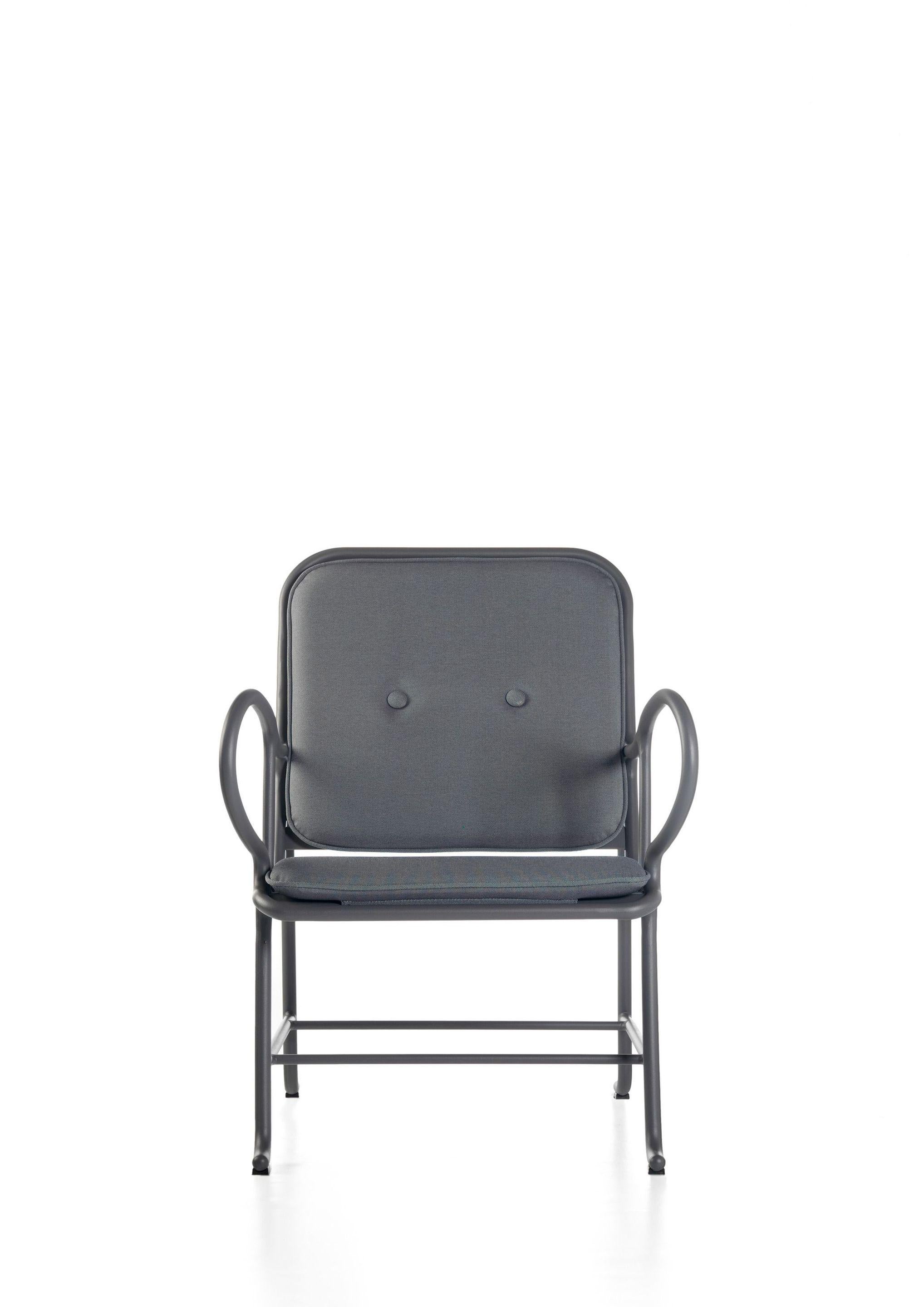 Powder-Coated Outdoor Gardenia Armchair by Jaime Hayon For Sale
