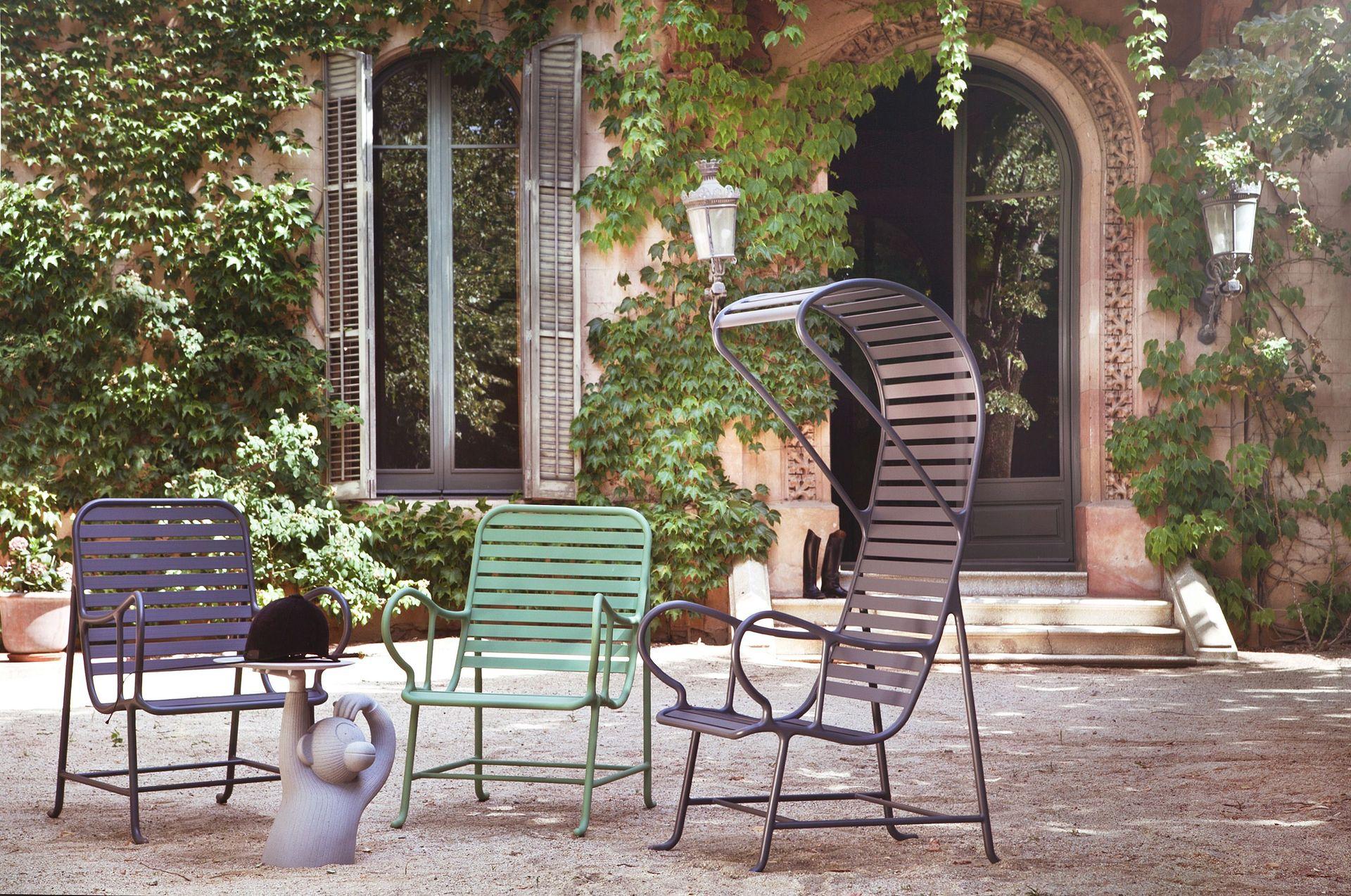 Aluminum Outdoor Gardenia Armchair by Jaime Hayon For Sale