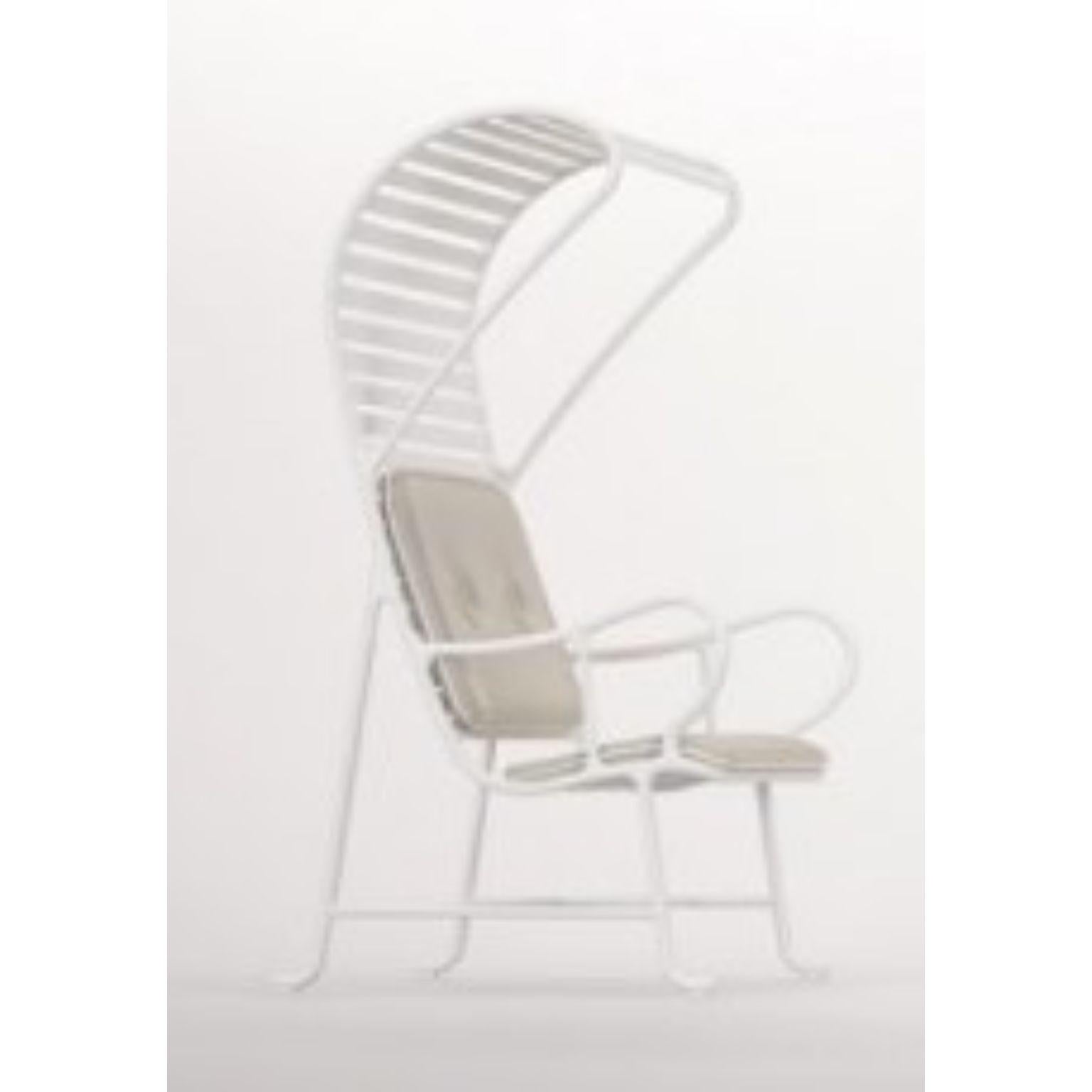 Outdoor Gardenia Brown Armchair with Cover by Jaime Hayon 6
