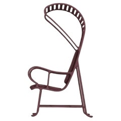 Fauteuil d'extérieur Gardenia Brown avec housse par Jaime Hayon
