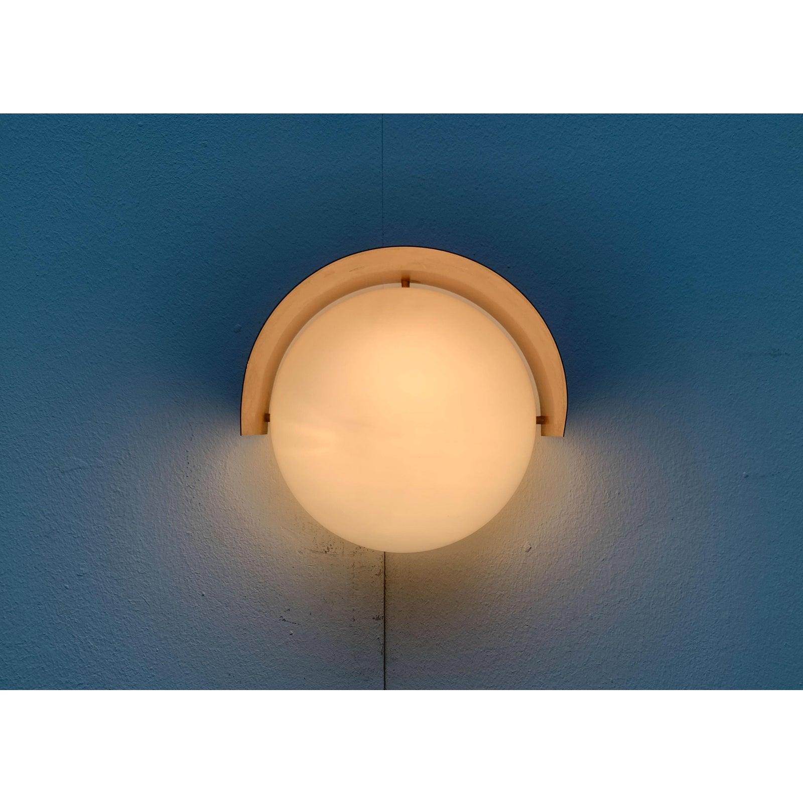 Outdoor Glass and Copper Wall Lamp from Boom In Excellent Condition For Sale In Hamburg, DE