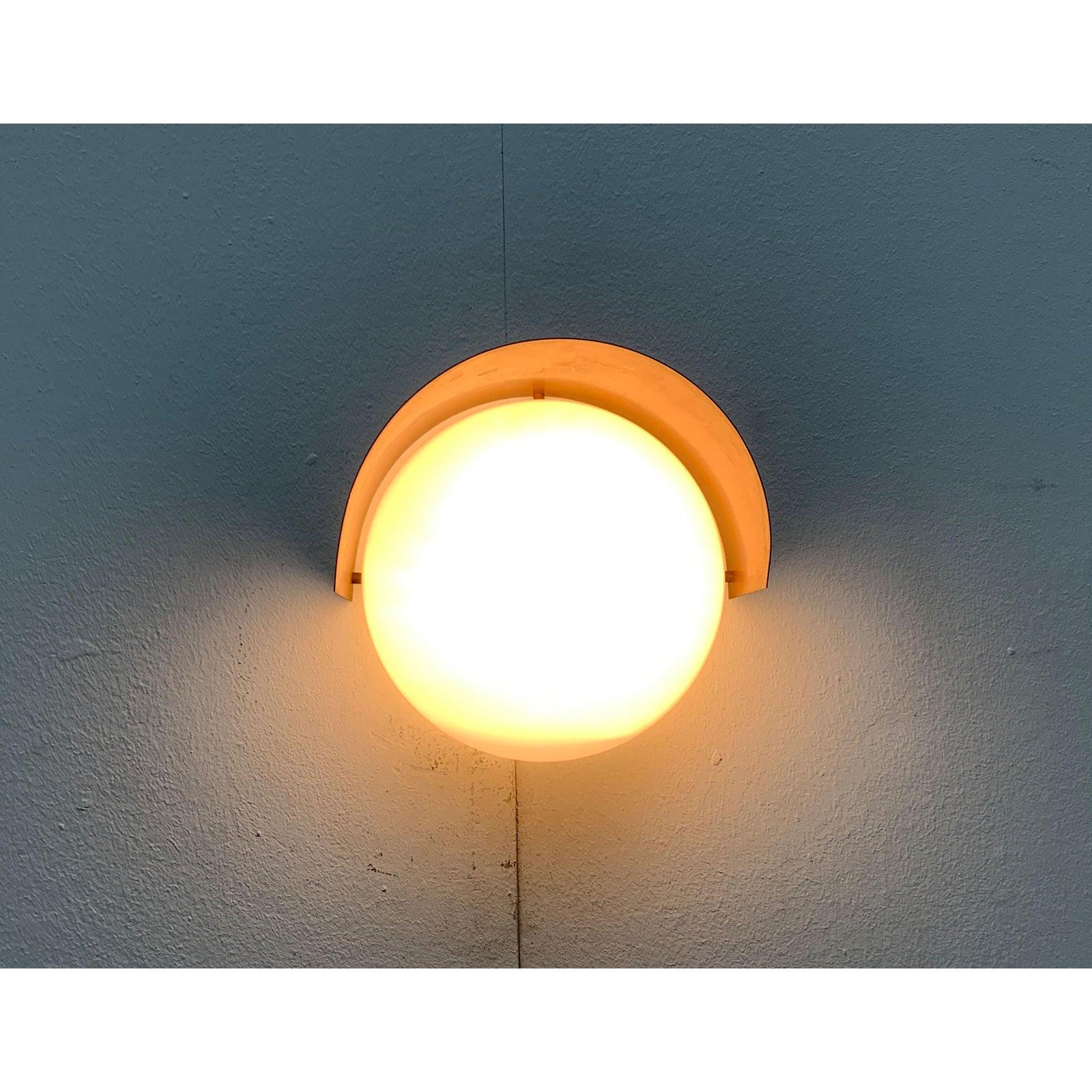 20th Century Outdoor Glass and Copper Wall Lamp from Boom For Sale
