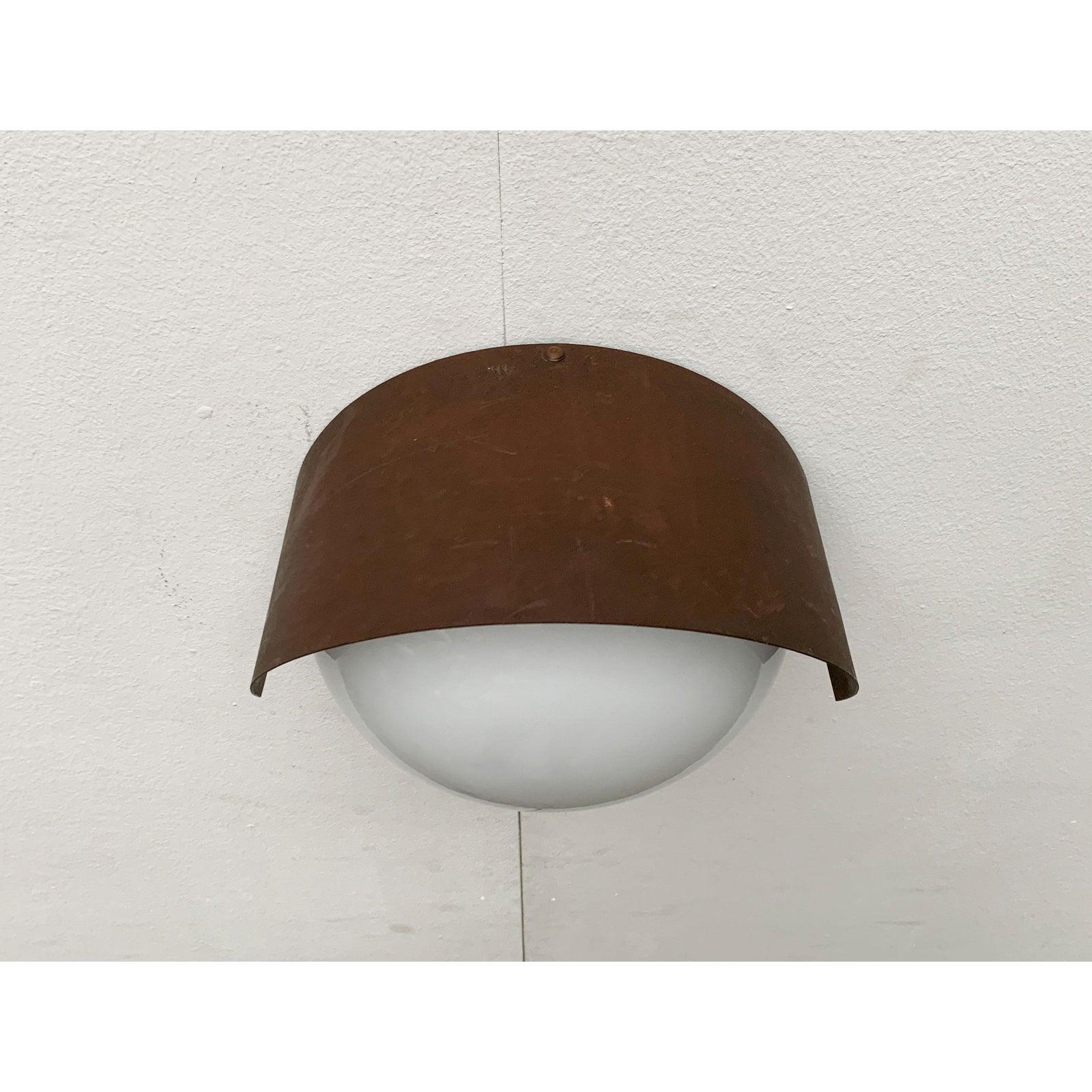 Outdoor Glass and Copper Wall Lamp from Boom For Sale 3