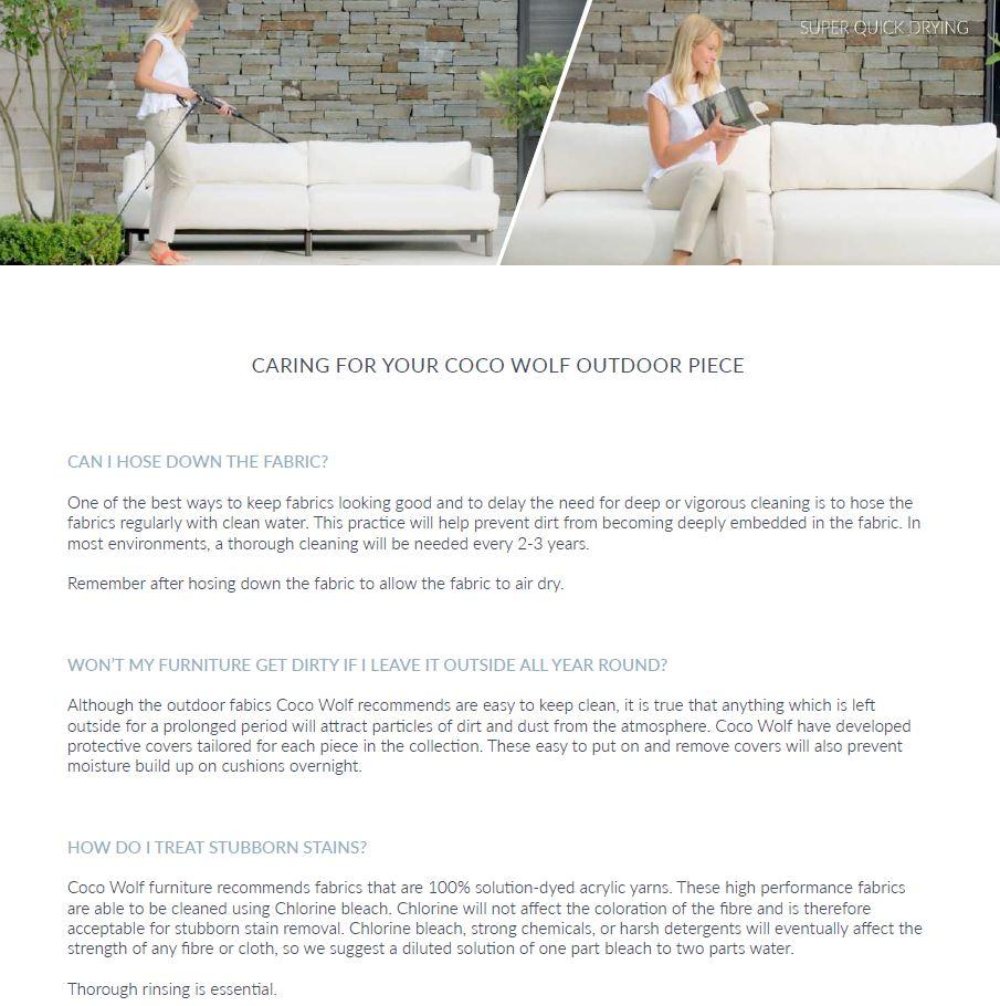 Outdoor Gocek Sofa by Coco Wolf For Sale 3