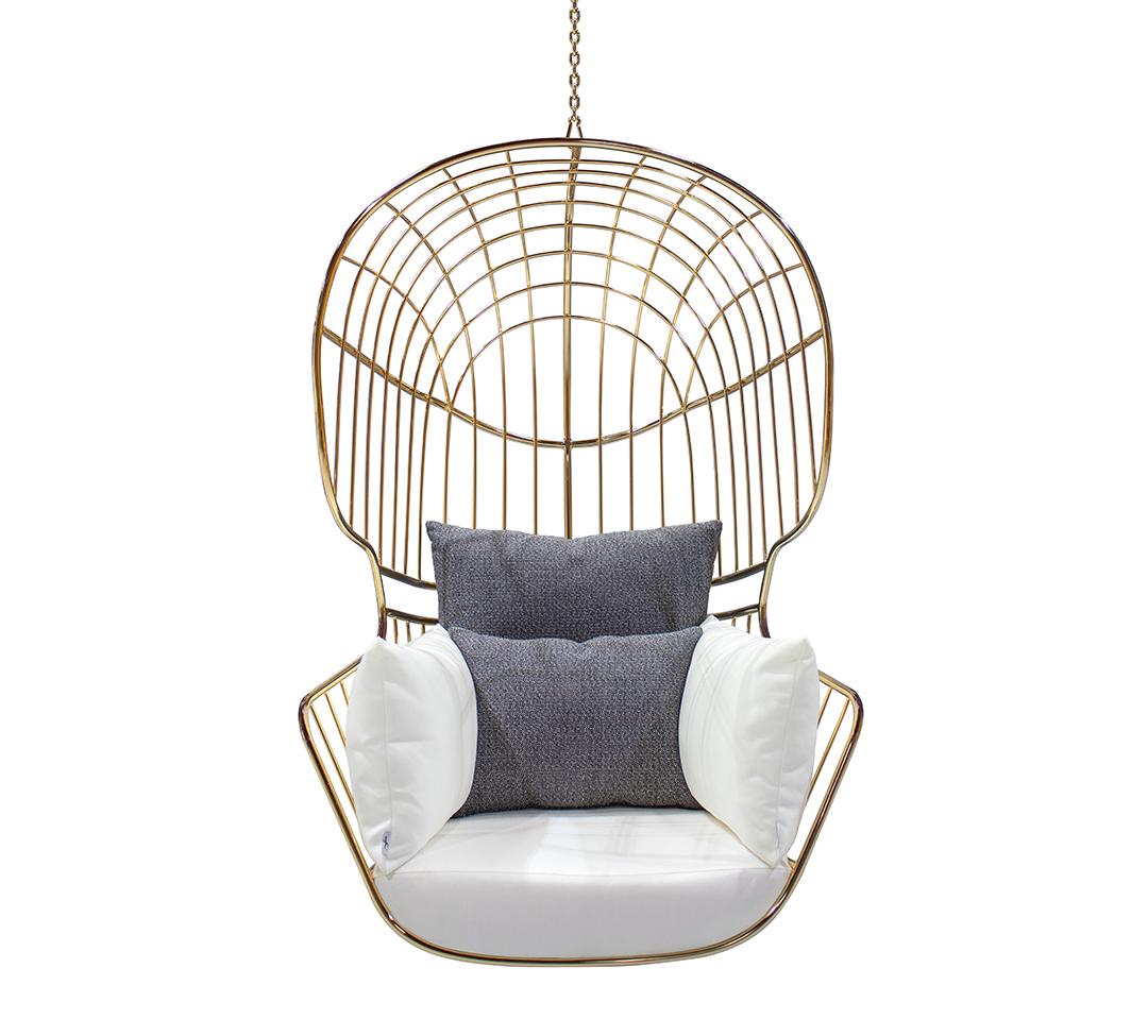 Nodo hanging armchair 

The most luxurious and sophisticated outdoor furniture piece that will assure elegance and a comfortable space to enjoy some relaxing time outdoors. Looks perfectly both in indoor and outdoor projects.

The whole design of