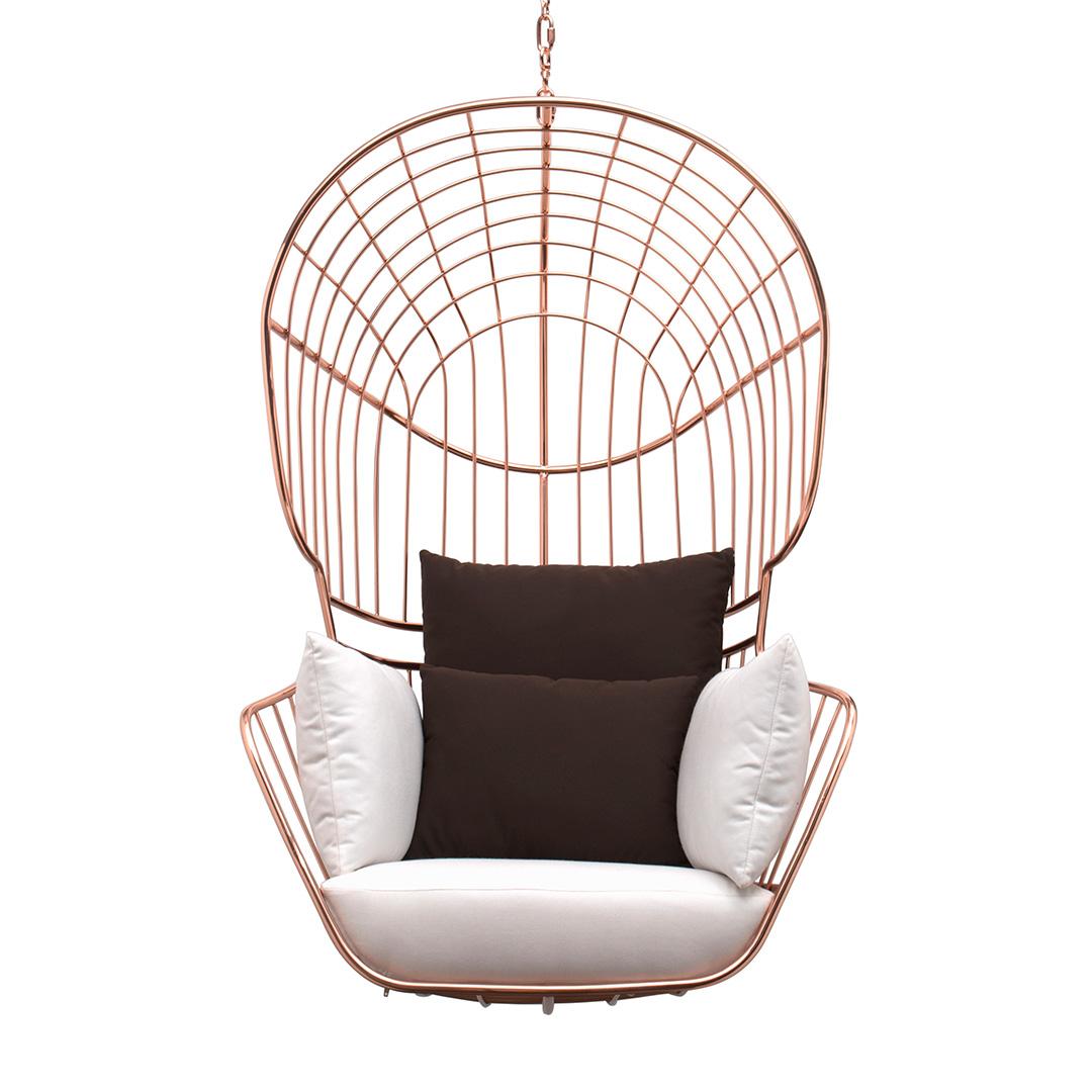 copper hanging chair