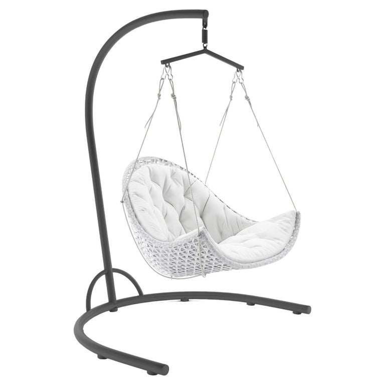 Outdoor Hanging Wicker Chair For Sale at 1stDibs