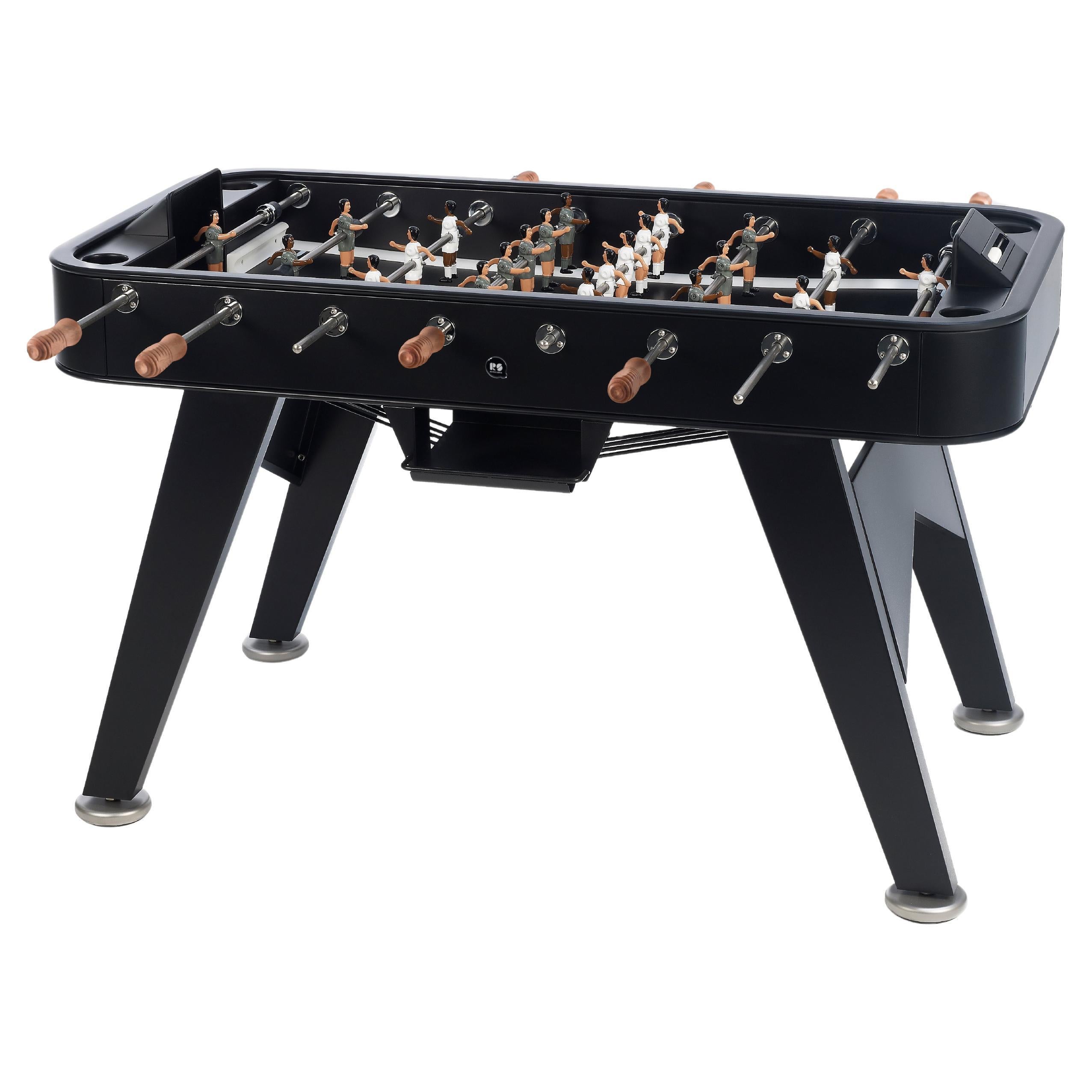TABLE DE FOOSBALL NOIRE pour l'intérieur et l'extérieur RS2 par RS Barcelona