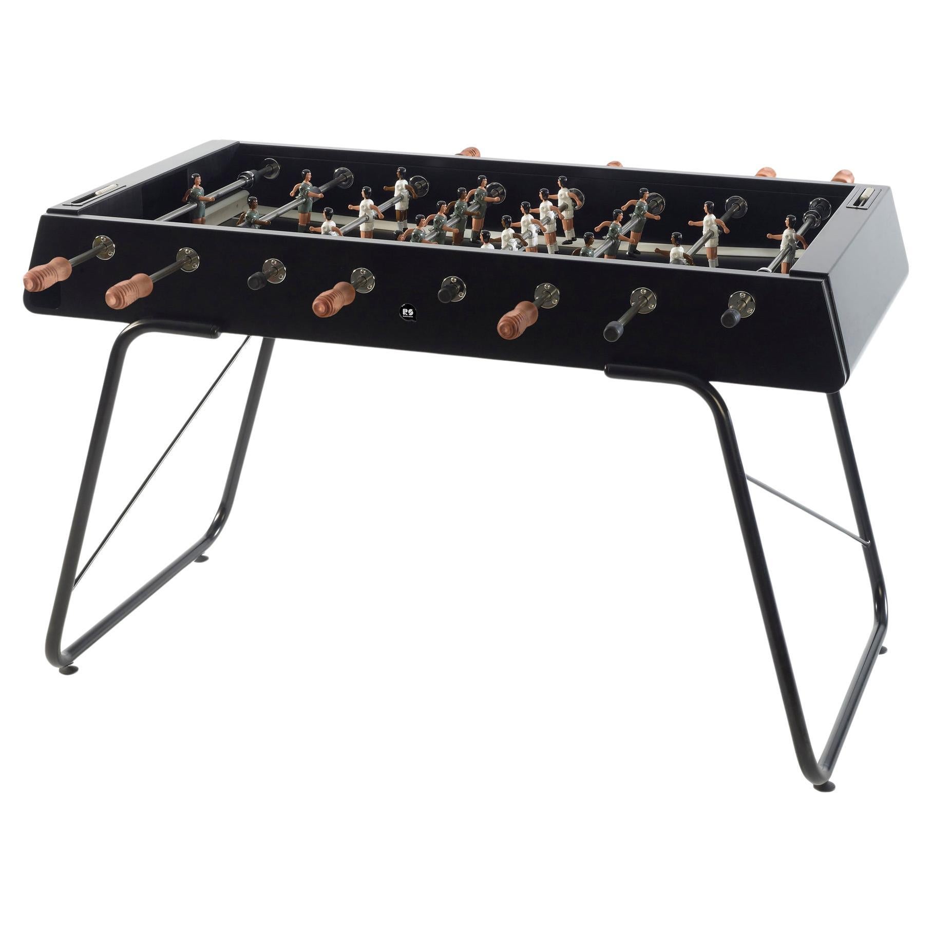MESA DE FÚTBOL DE METAL NEGRA PARA EXTERIOR/INTERIOR RS3 by RS Barcelona