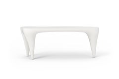 Outdoor Indoor Console Made to Order in Matte White Lacquer