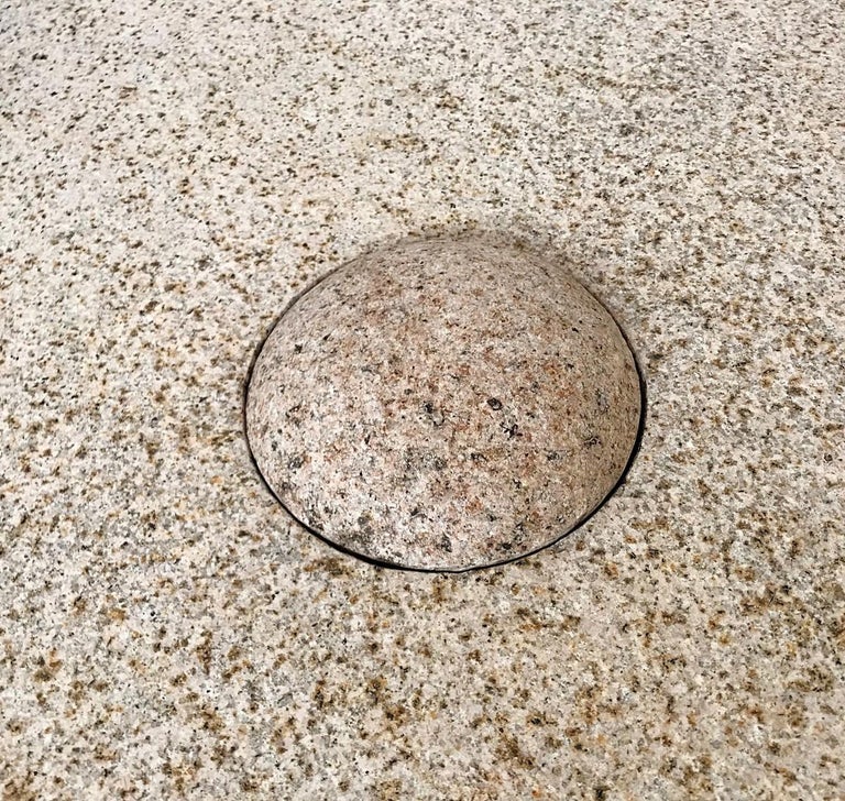 Outdoor/Indoor Granite Dining Table at 1stDibs granite outdoor dining