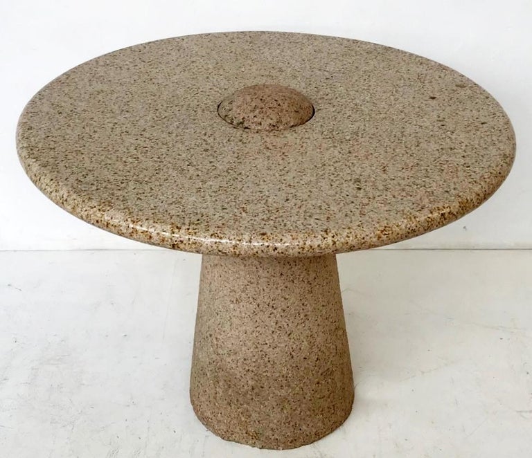 Outdoor/Indoor Granite Dining Table at 1stDibs granite outdoor dining